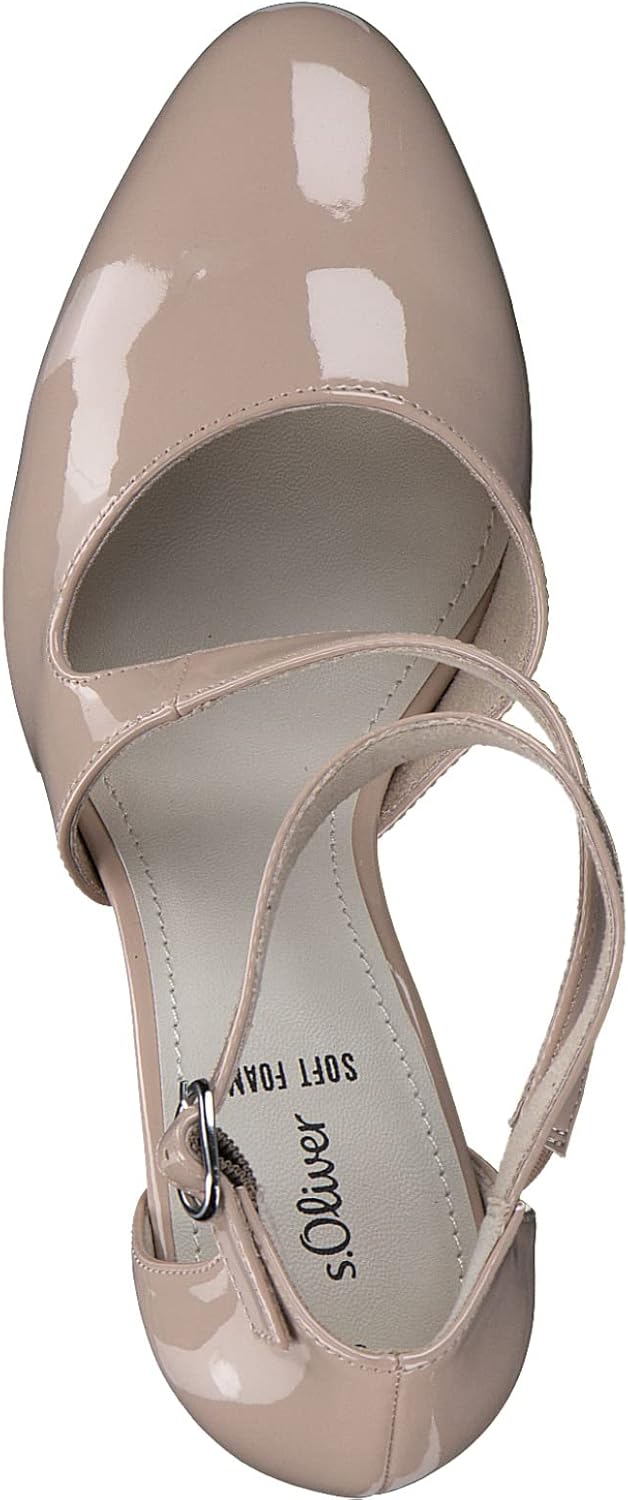 s.Oliver Damen 5-24401-20 37 EU Nude Patent 5 24401 20 251, 37 EU Nude Patent 5 24401 20 251