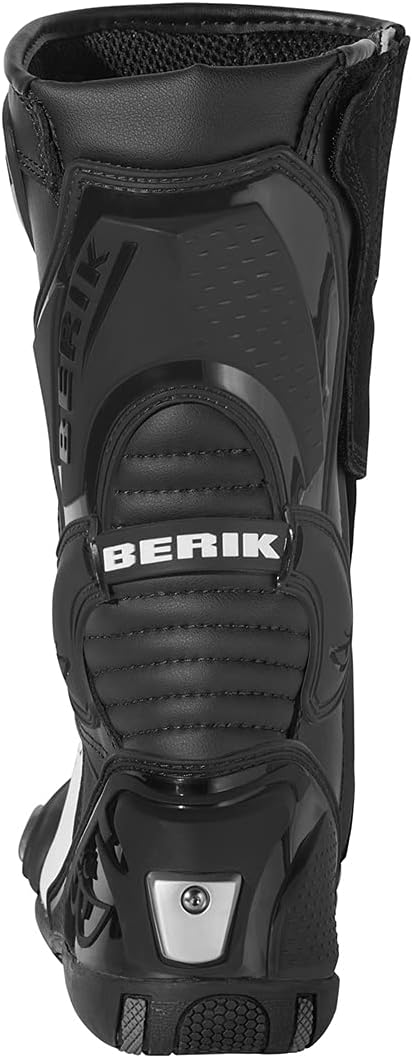 Berik Losail Motorradstiefel, schwarz/weiss, 41 41 EU Schwarz Weiss, 41 EU Schwarz Weiss