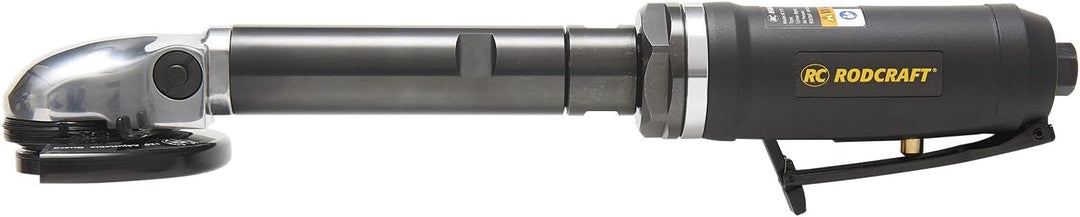 Rodcraft RC7170 Druckluft-Winkelschleifer, 100 mm Trennscheibe | 14000 U/min, langer Schaft und 746
