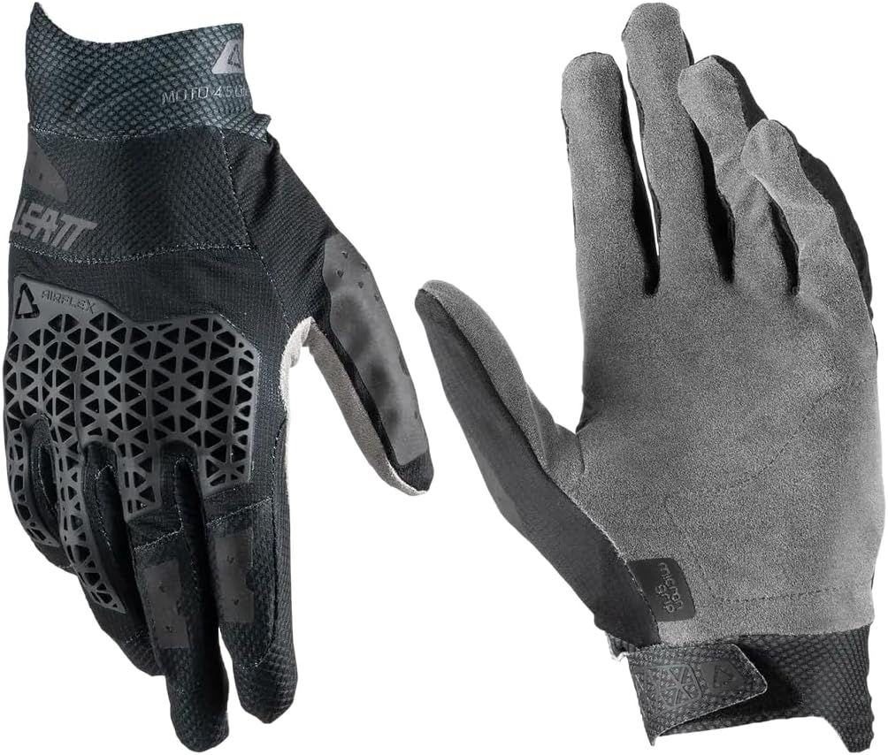 Leatt Handschuhe Moto 4.5 Lite V23 Blau Schwarz XL, Schwarz XL