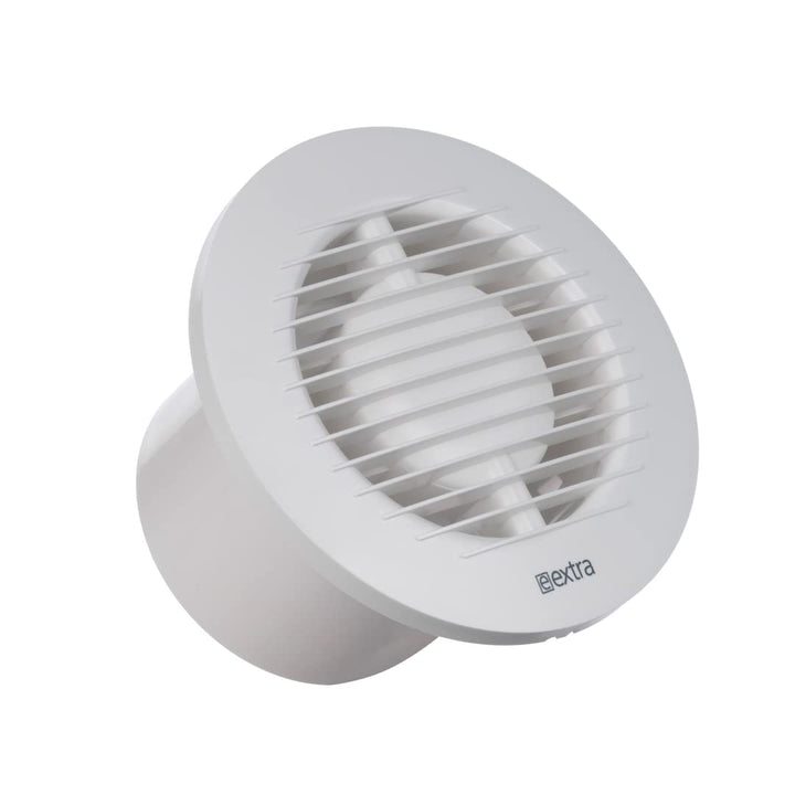 EUROPLAST Ø 100mm Badlüfter Timer/Nachlauf, Wandlüfter Ventilator Wandventilator Abluftventilator Le