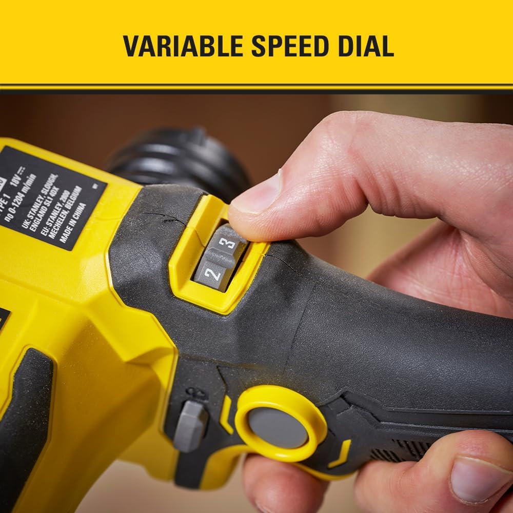 STANLEY FATMAX 18V V20 Akku-Bandfeile (Power-Feile mit variabler Drehzahl, ideal zum Feilen, Entrost