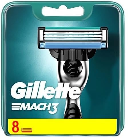 Gillette Mach3 Klingen , 8 Stück ( 1er Pack ) 1 stück (8er Pack), 1 stück (8er Pack)