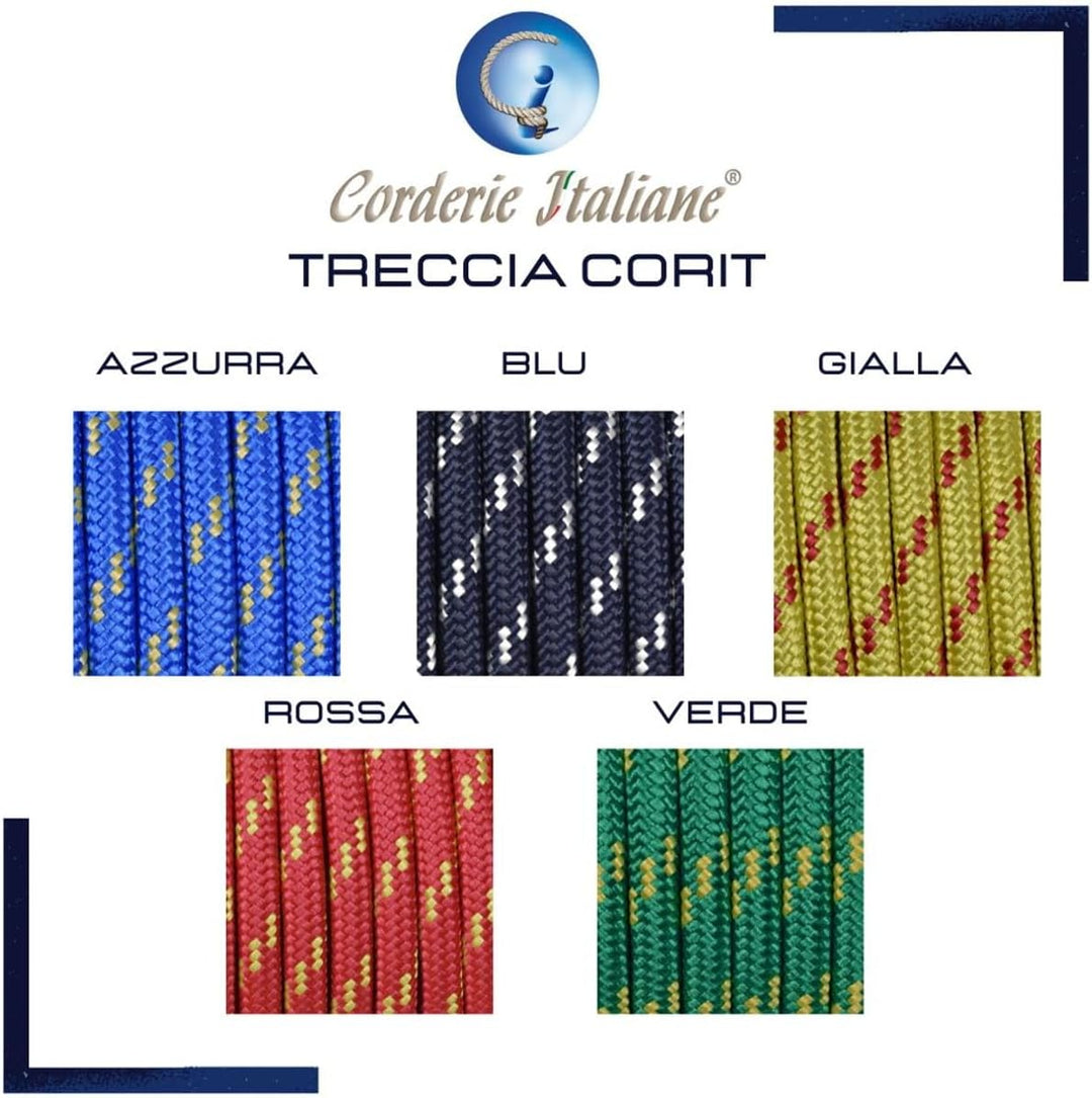 Corderie Italiane 6014492 – 00 Braid corit, 12 mm-20 MT, blau