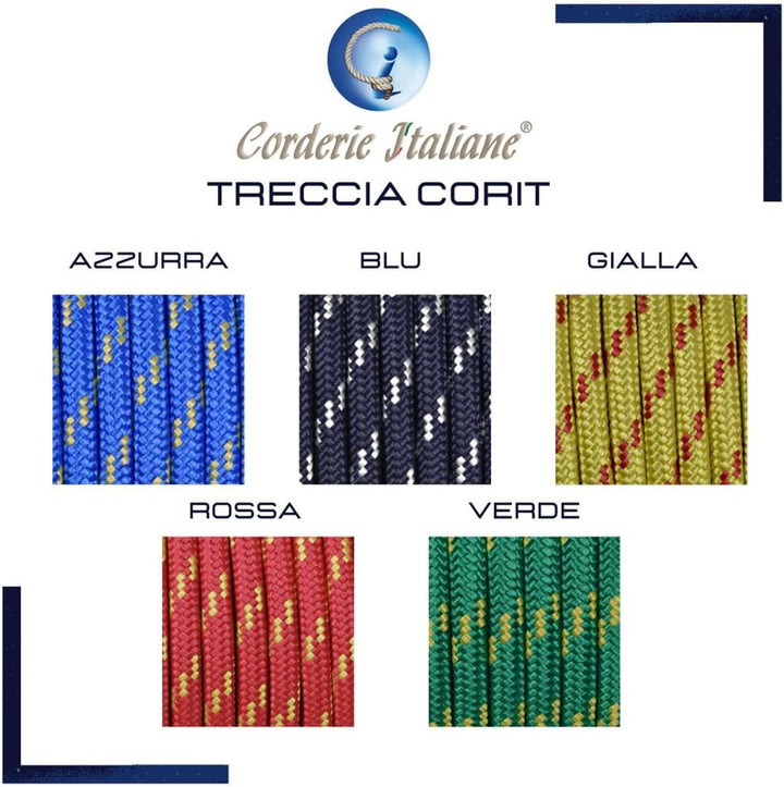 Corderie Italiane 6014492 – 00 Braid corit, 12 mm-20 MT, blau