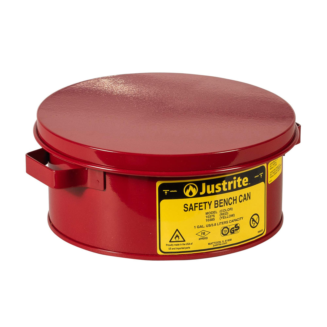 Sicherheitsbank Dose in Stahl mit Dasher 191mm, 4 L, Rot, 4 L