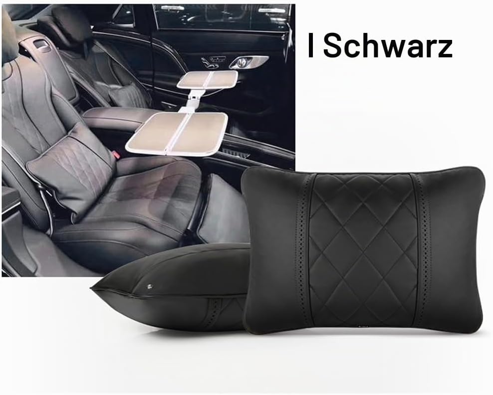 NC Auto Kissen Napa Leder Autositz Rest Kissen Auto Lendenkissen für Mercedes Benz Maybach S-Klasse