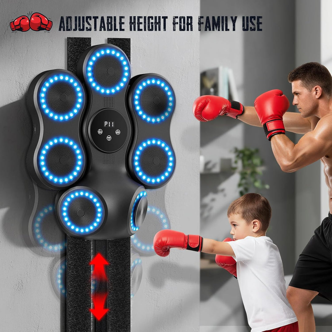 Boxing Machine, Musik Box Maschine mit Bluetooth &amp; LED-Display, 9 Einstellbaren Geschwindigkeiten, 1