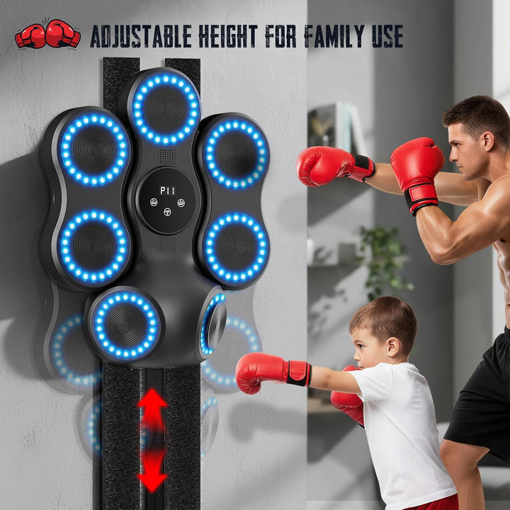 Boxing Machine, Musik Box Maschine mit Bluetooth &amp; LED-Display, 9 Einstellbaren Geschwindigkeiten, 1