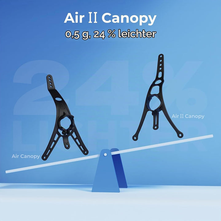 BETAFPV 5pcs Air II Canopy with 15°-45° Adjustable Camera Angle Compatible for 9-10mm Camera Lighter