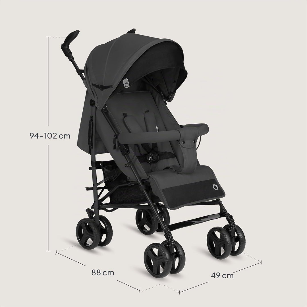 Lionelo Irma Buggy Kinderwagen ab 6 Monate, leicht 7 kg, Liegeposition, faltbar mit Einhand-Faltsyst