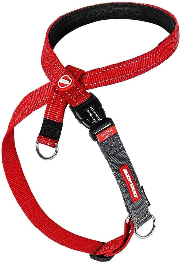 EzyDog Anti Zieh Geschirr Hund - Crosscheck Hundegeschirr für Kleine, Mittelgrosse und Grosse Hunde,