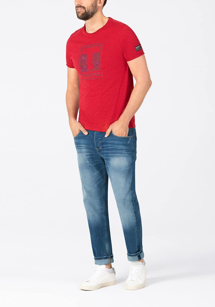 Timezone Herren Comfort Matztz Jeans, Light Riged Wash
