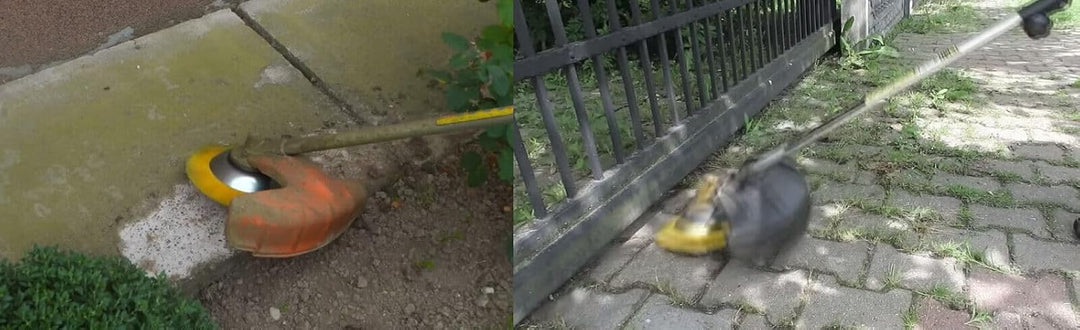 perfektGarten 200 mm Unkrautbürste Nylonbürste kompatibel mit AL-KO Demon Dolmar Makita Motorsense