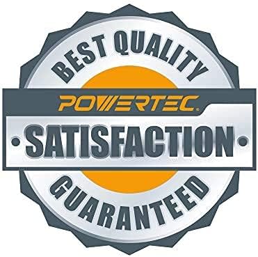 POWERTEC 70198 Flexibler Staubsammelschlauch, Schwarz, 6,3 x 91,4 cm 2.5'' x 36'', 2.5'' x 36''