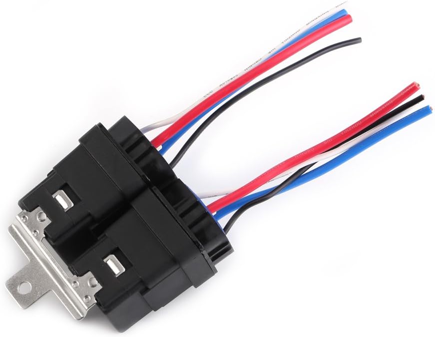 DC 12V 40A Auto Fahrzeug 4-Pin Wasserdicht versiegelt Integrierte Relais Sockel Kit 4 Draht mit Halt