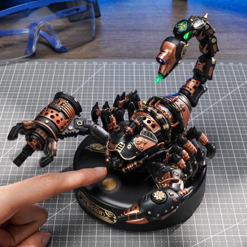 ROKR Skorpione 3D Metall Puzzle Modellbausatz Erwachsen-Steampunk Insekt Figur Sammelbares Spielzeug