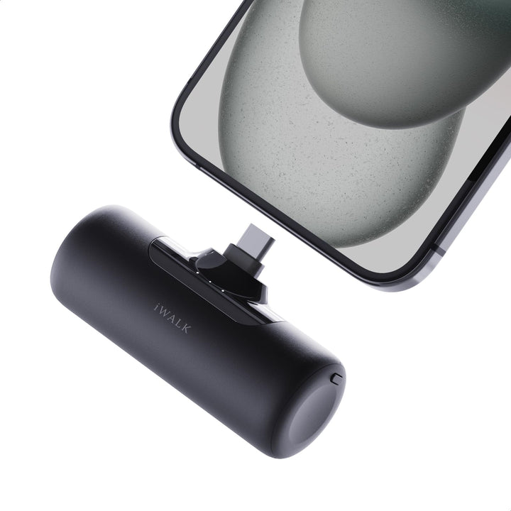 iWALK Mini Powerbank 4500mAh Tragbares Power Bank mit USB-C-Anschluss, externer Akku Kompatibel mit