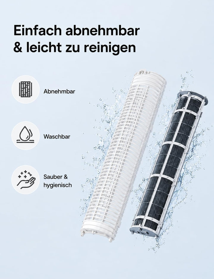 Dreo Turmventilator mit Kühlung leise, Ventilator mit Wasserkühlung, 40-Zoll Luftkühler, Verdunstung