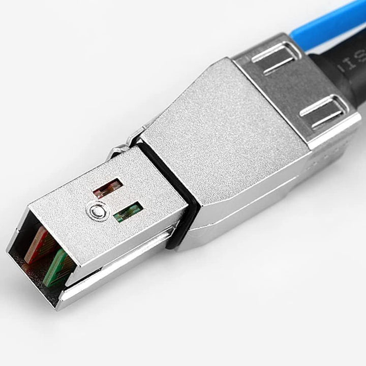 CY Mini SAS 4X SFF-8088 auf Mini SAS High Density HD SFF-8644 Data Server Raid Externes Kabel 50 cm