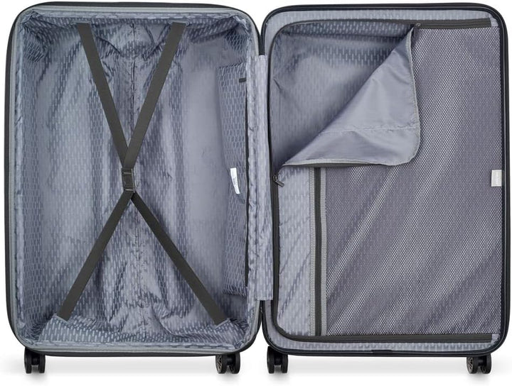 DELSEY PARIS - AIR Armour - 77cm x 50cm x 30cm - SET - Schwartz SET DE 3 VALISES Schwarz, SET DE 3 V