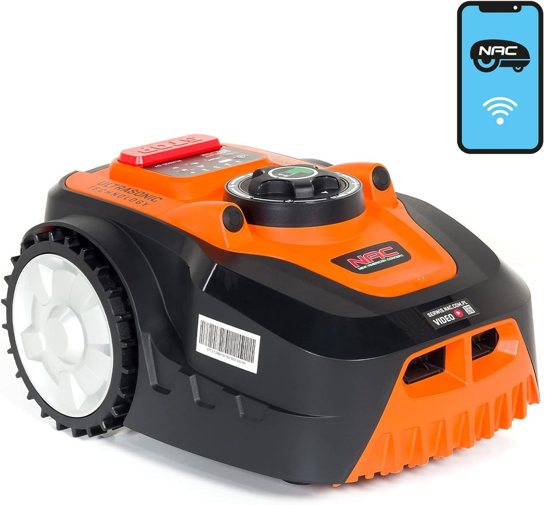 NAC NEW AMERICAN CONCEPT Mähroboter bis 800 qm, Schnittbreite 18cm, Schnitthöhe 20-60mm, bürstenlose