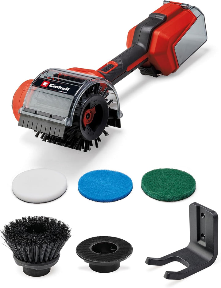 Einhell Akku-Oberflächenbürste PICOBELLA 18/90 Power X-Change (18 V, kabellose Reinigungsbürste, Spr