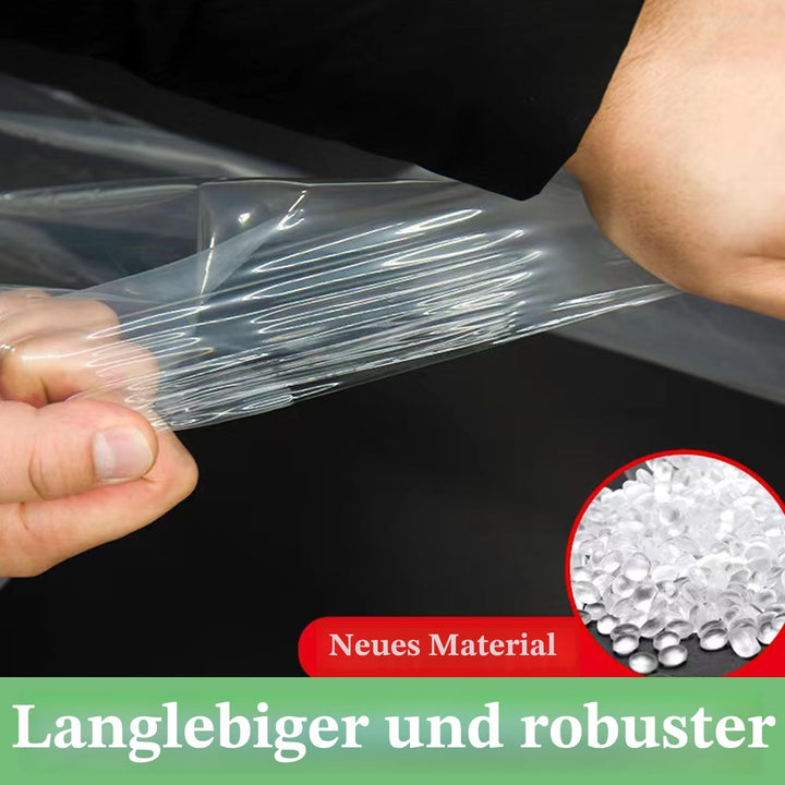 Plane Transparent mit Ösen,2.5X4m Plane Wasserdicht,Plane Durchsichtig für Aussenbereich,PVC Terrass