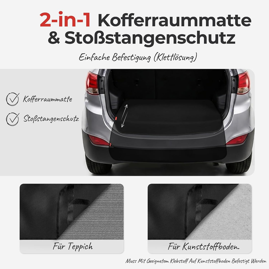 achilles Ladekantenschutz Kofferraum – Auto Kofferraum Schutzmatte Hund – Kratzfest und Wasserdicht