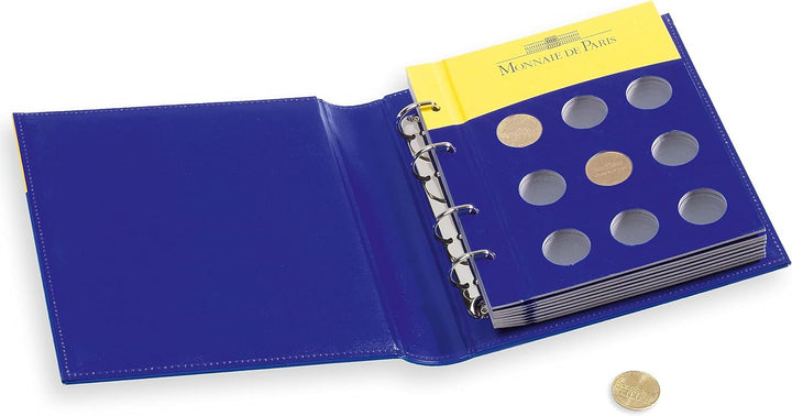 Leuchtturm 328823 Münzalbum Classic-Design Collection des médailles touristiques inkl. 8 Münzblätter