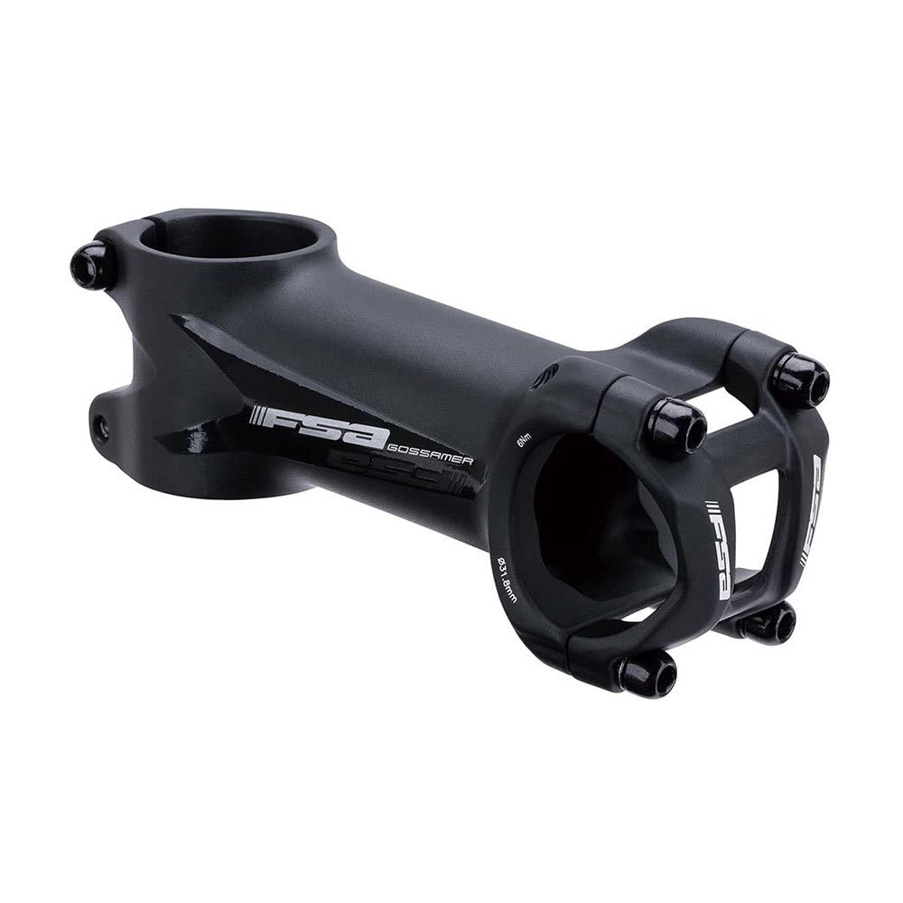 FSA Vorbau Road Gossamer PRO +6° 60 mm schwarz eloxiert matt, 60 mm schwarz eloxiert matt