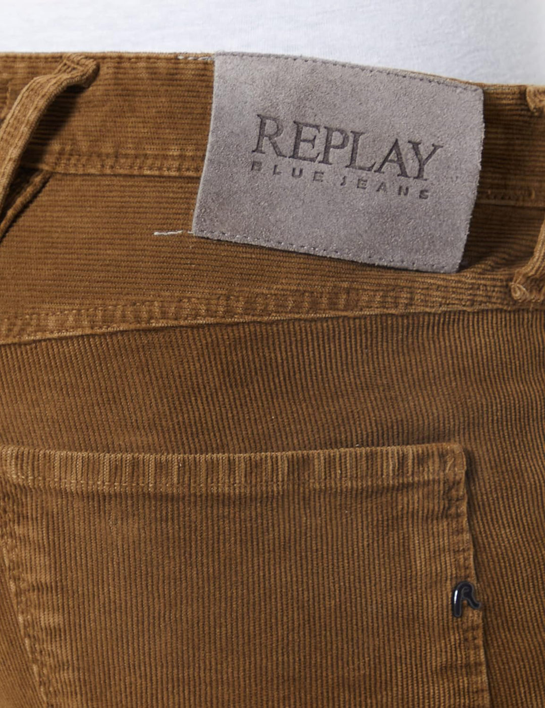 Replay Herren Jeans Anbass Slim-Fit mit Power Stretch 28W / 32L 695 Woody Brown, 28W / 32L 695 Woody