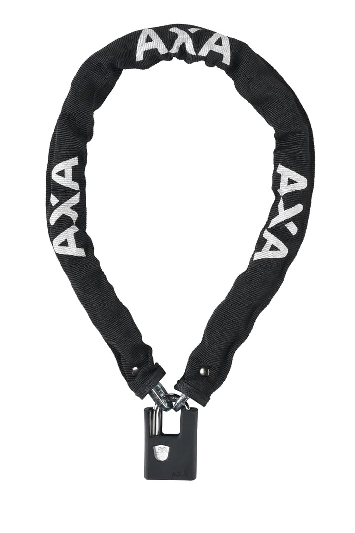 AXA Clinch 6-85 Kettenschloss – Länge 85 cm – Sicherheitsstufe 8 – inkl. 2 Wendeschlüssel – Schwarze