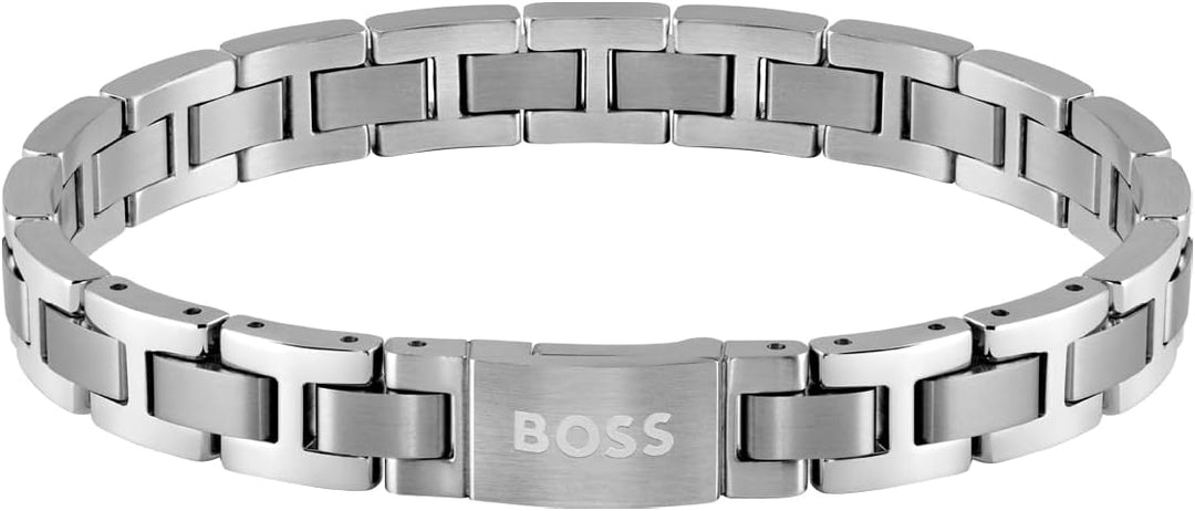 BOSS Jewelry Armband mit Knebelverschluss für Herren Kollektion METAL LINK ESSENTIALS - 1580036