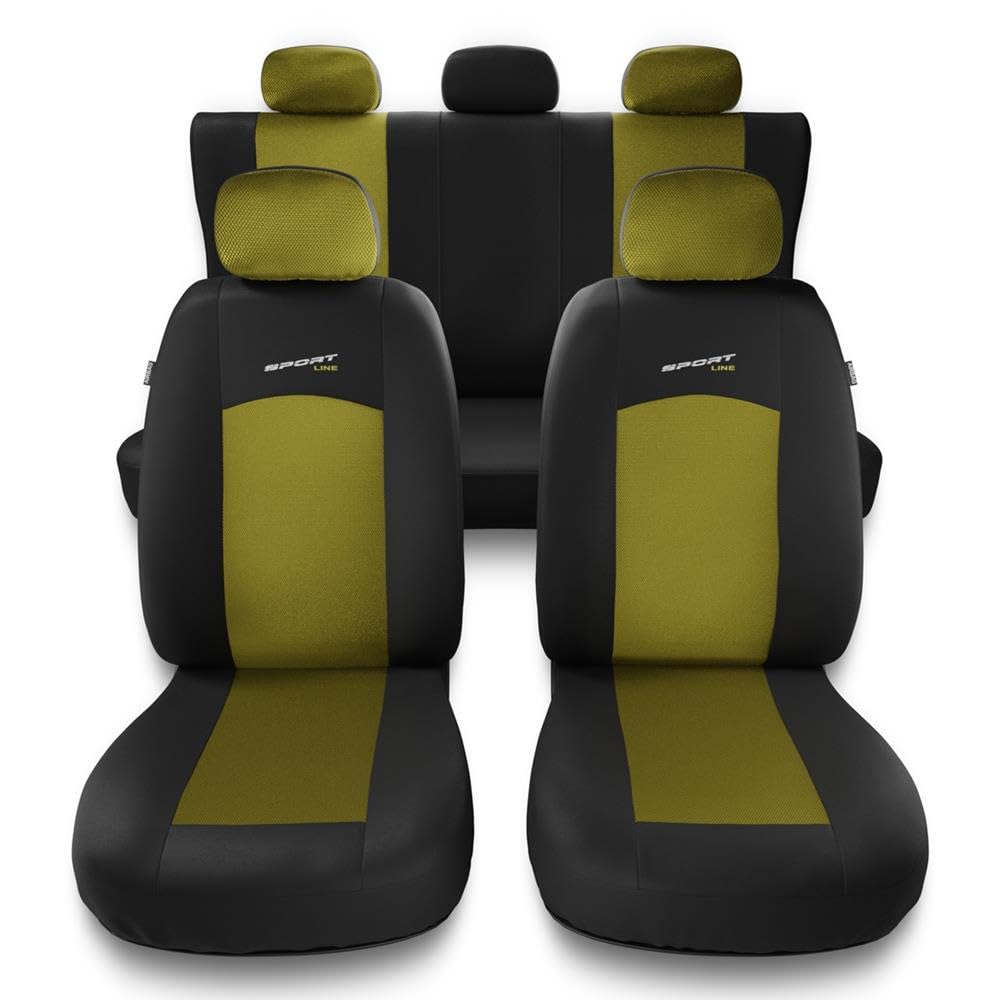 Mossa - Universal Sitzbezüge Auto kompatibel mit Skoda Fabia I, II, III (1999-2019) - Autositzbezüge
