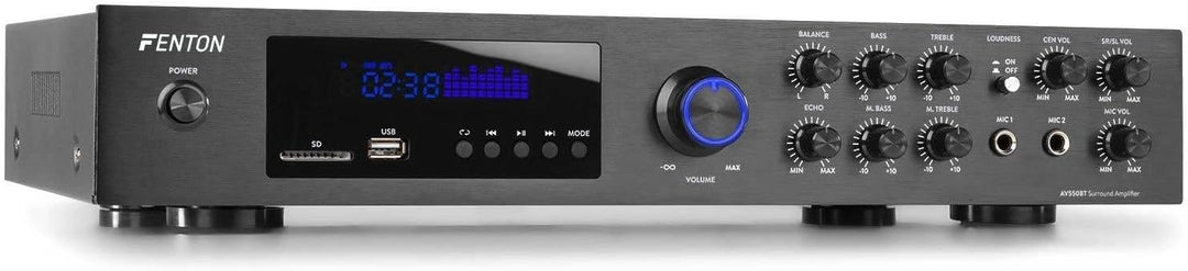 Fenton Home Cinema Surround Set met o.a. Bluetooth - 510W - Zwart
