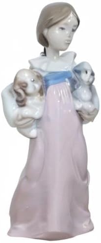LLADRÓ Mädchen-Figur Komm, Lass Uns Spielen. Mädchen. Porzellan.