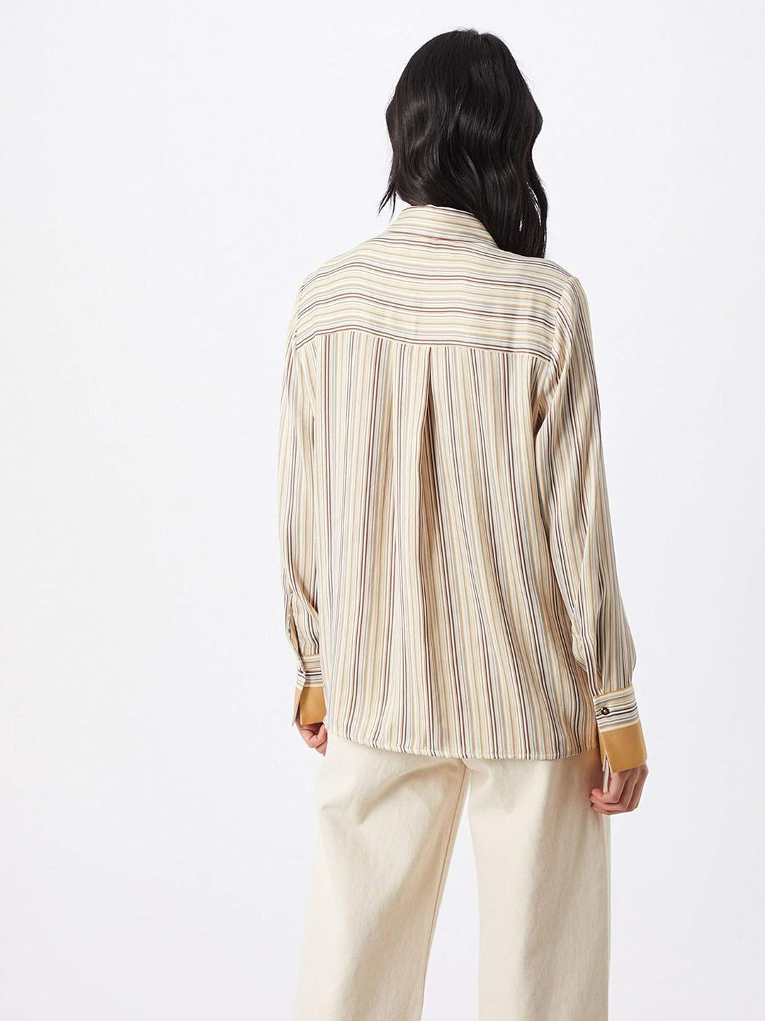 Mos Mosh Damen Bluse Jodie River Shirt hellblau/beige - XL