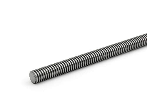 Präzisions-Trapezgewindespindel RPTS 12x3 Links TR Trapez Gewinde Spindel Zuschnitt Länge: 1450mm, 1