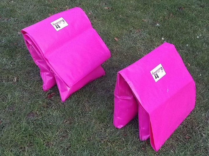 Callieway Agility Tunnel Stützsandsäcke (2er Pack) Standard - org (Magenta 2X), Magenta 2x