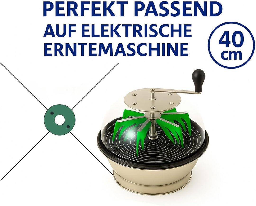 Weedness Erntemaschine Ersatz-Draht 34 cm für den 40 cm Trimmer aus Edelstahl - Grow Anbau Indoor Ou