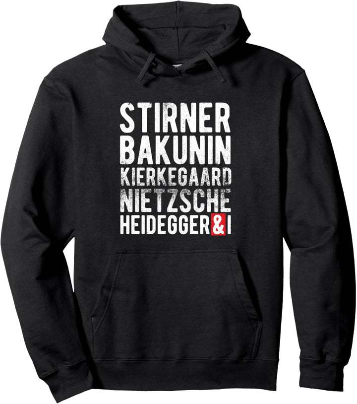 Komisch Nihilistische Philosophen Nihilismus Pullover Hoodie