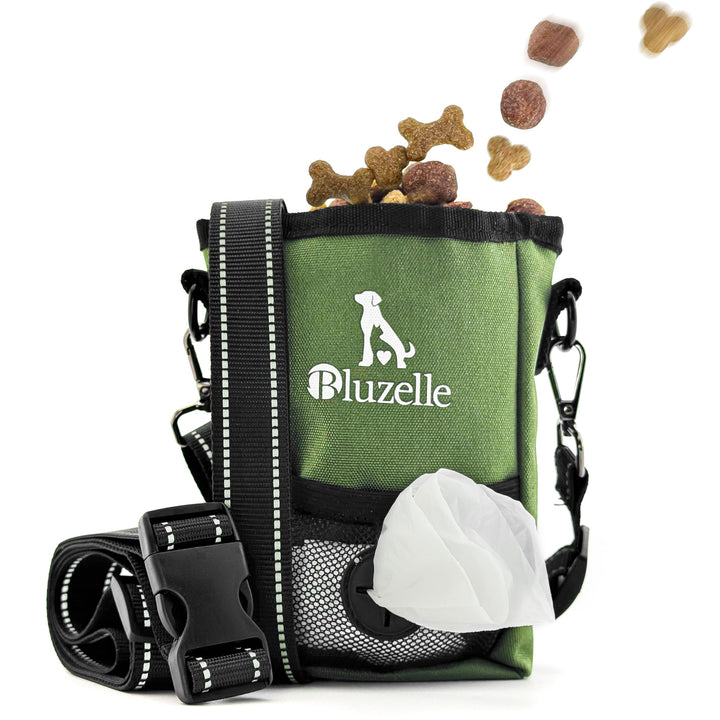 SnackKeeper Multifunktion, Leckerlibeutel Magnetverschluss, Futtertasche 650ml Trockenfutter, Snackb