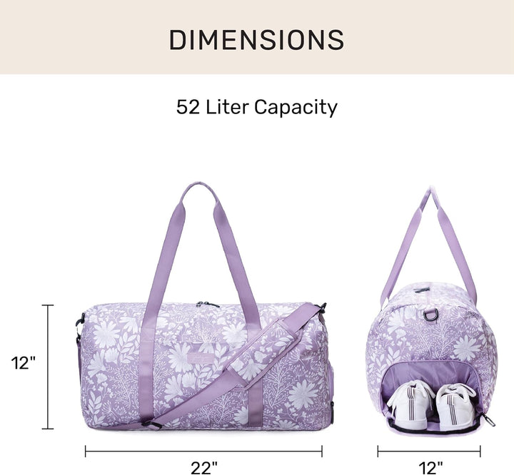 Jadyn Unisex-Erwachsene Weekender Gepäck-Handgepäck L Dusty Lavendel, L Dusty Lavendel