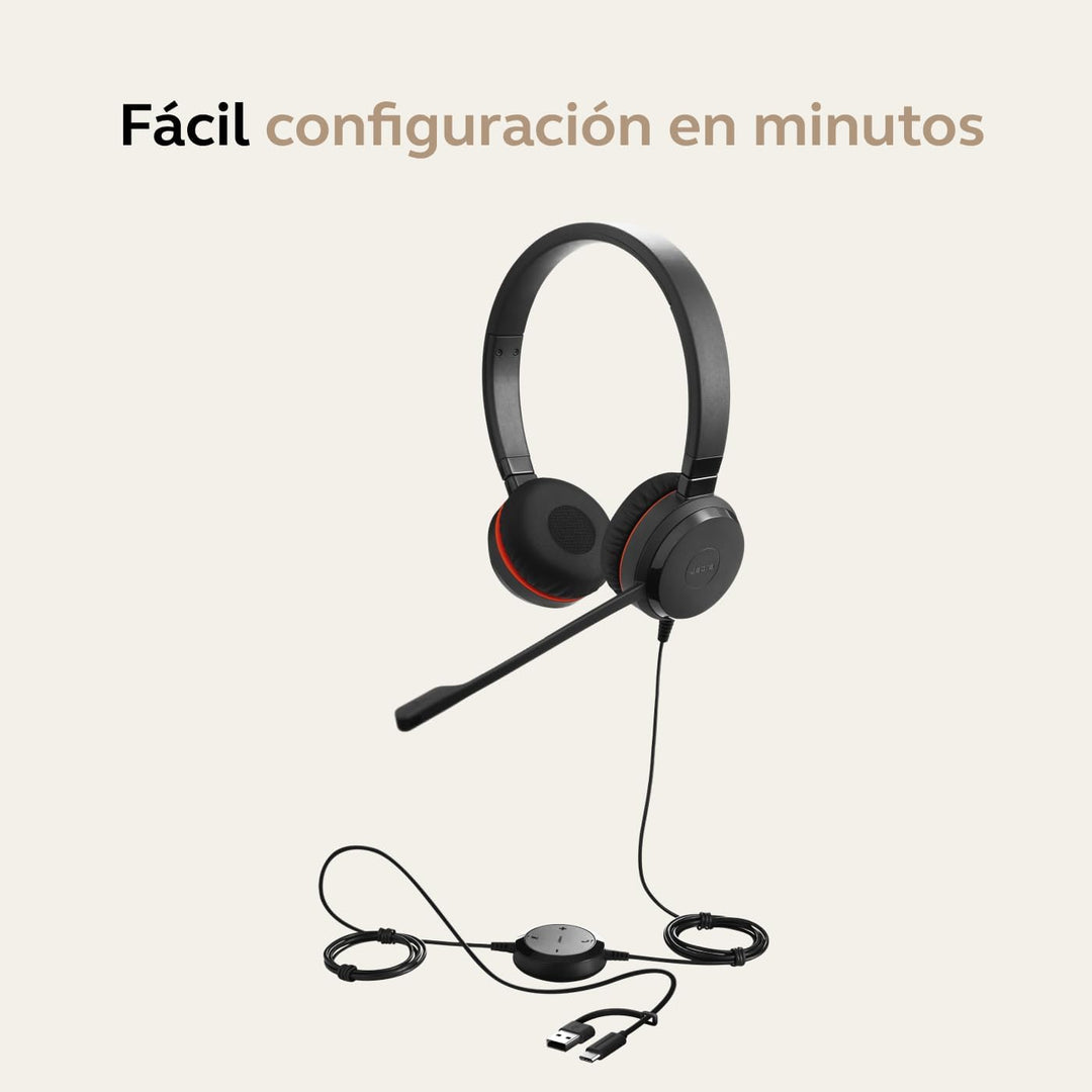 Jabra Evolve 30 II UC Stereo AURICULAR EN OREJA CABLEADO USB, CONECTOR DE 3,5 MM Klassisch, Klassisc