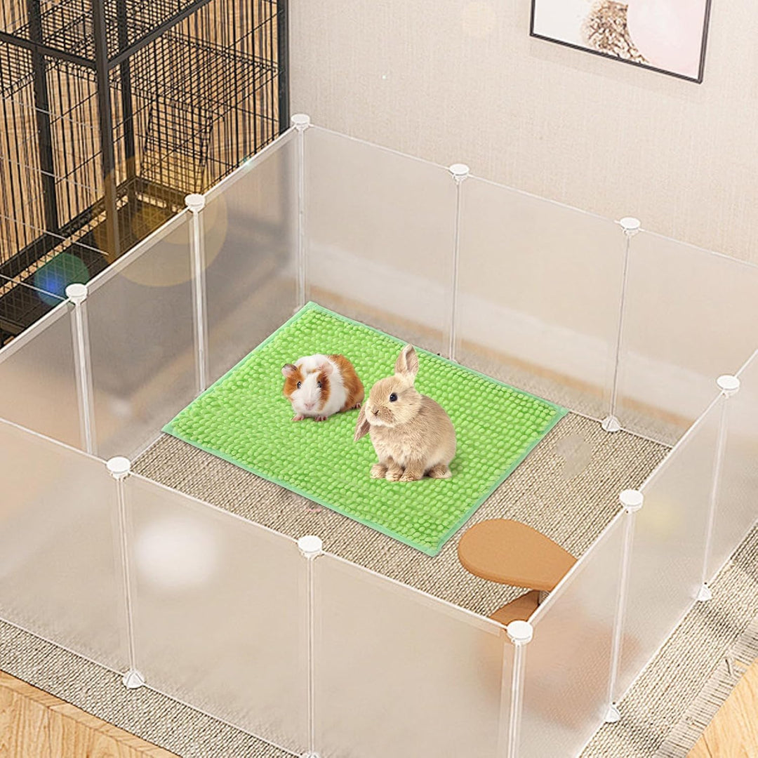 Meerschweinchen Käfigeinlage Waschbare Fleece Unterlage Wiederverwendbar und Saugfähige Pads für Kan