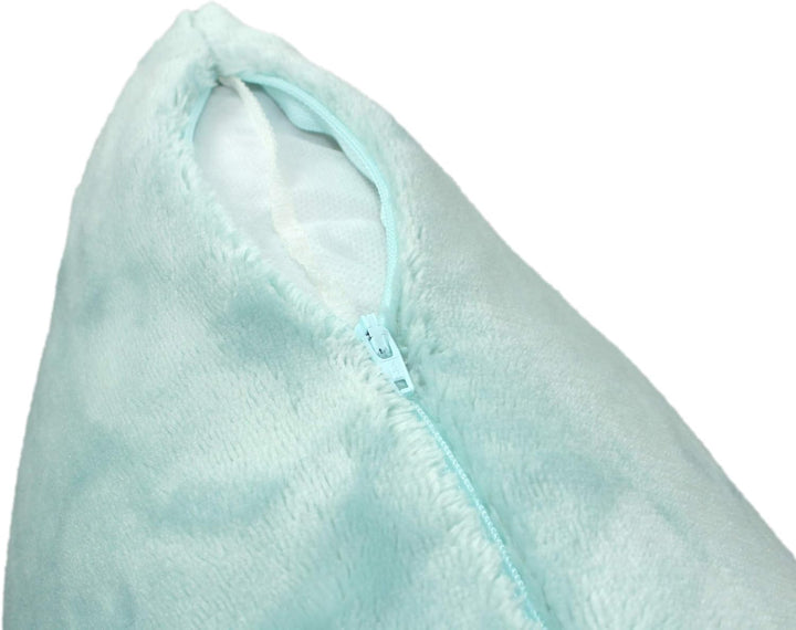 2er Pack Kuschelkissen Premium Cashmere Feeling Kissen 50x50 cm Flauschiges Sofakissen (Aqua), Aqua