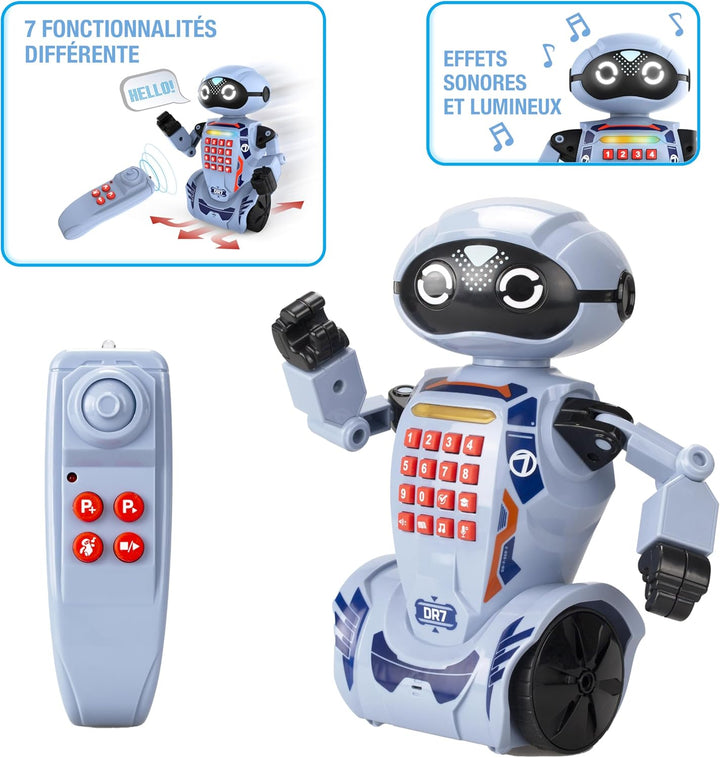 Silverlit YCOO - Lernroboter DR7 (20 cm) - Programmierbarer und funkgesteuerter Roboter mit 7 versch