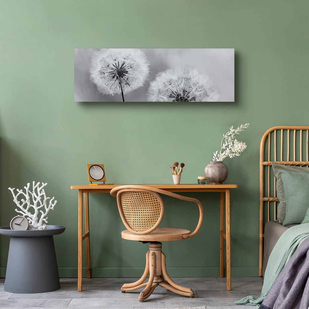 murando - Bilder Pusteblume 120x40 cm Vlies Leinwandbild 1 tlg Kunstdruck modern Wandbilder XXL Wand