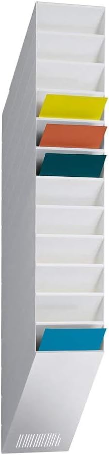Durable Prospektspenderset Flexiboxx 12 A4, 1 Set, weiss, 1709763010 Weiss Hochformat, Weiss Hochfor